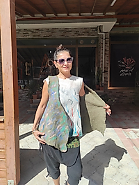 KOLSUZ İNCE KEÇE BLUZ