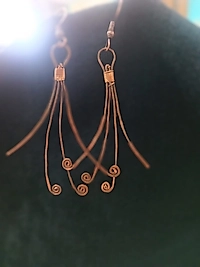 BAKIR PALMİYE KÜPE