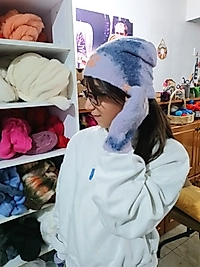 PATİ DESENLİ BERE VE  ELDİVEN TAKIM