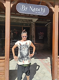 TASARIM KIRPIK KEDİ BLUZ