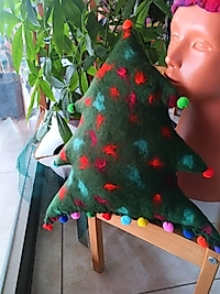 ÇAM AĞACI EL YAPIMI DEKORATİF  KÜÇÜK YASTIK