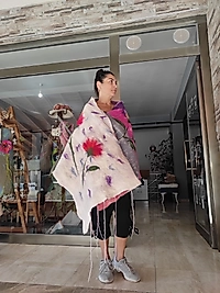 RENKLİ TASARIM KEÇE ŞAL